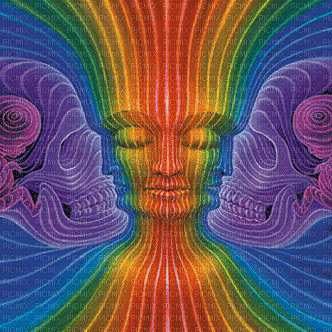 fond multicoloured psychedelic bp - Gratis animerad GIF