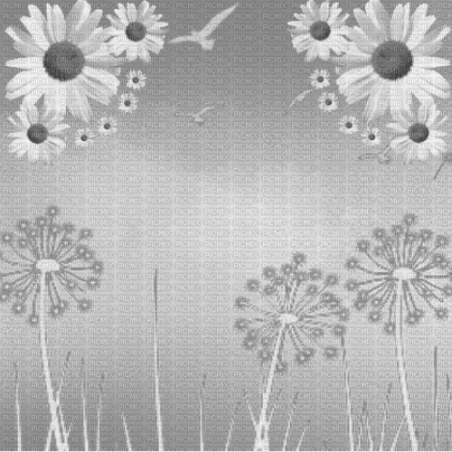 VE / Bg.animated.spring.flowers.grey.idca - Gratis animeret GIF