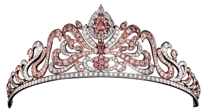 Pink tiara - besplatni png