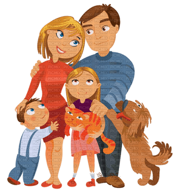 Happy Family - Free PNG
