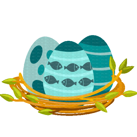 Easter Eggs - Animovaný GIF zadarmo