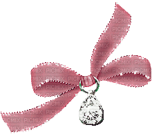 soave deco vintage animated bow jewelry pink - GIF animate gratis