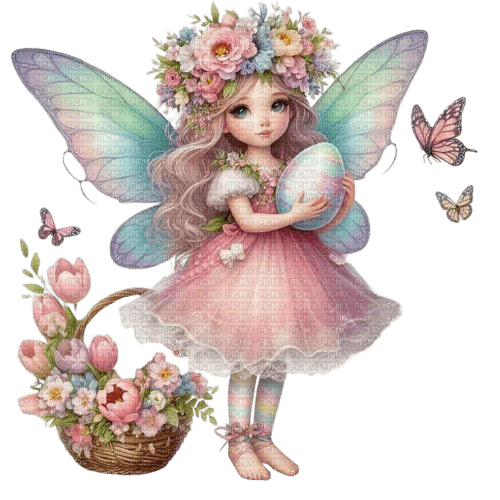 easter, ostern, fairy, fee, fantasy - PNG gratuit