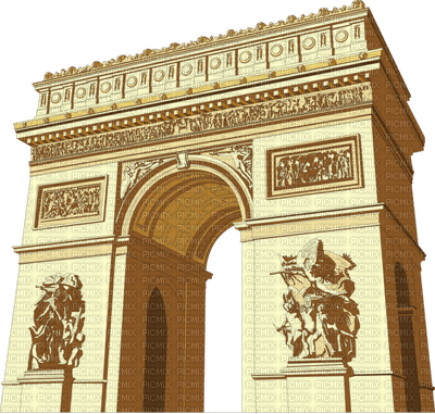 Arc de Triomphe Triumphal arch Triumphbogen denkmal monument tube paris city deco - png grátis