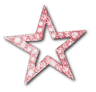 pink star scrap - ingyenes png