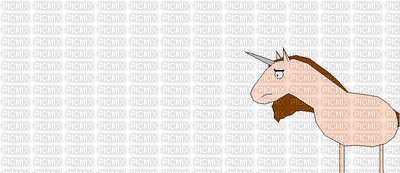sad unicorn 2.1 - GIF animado grátis