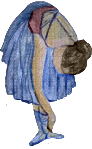 Watercolour Ballerina Girl - kostenlos png