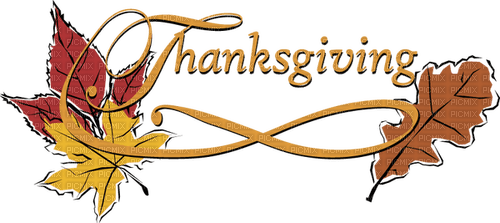 Thanksgiving.Text.Deco.leaves.Victoriabea - PNG gratuit