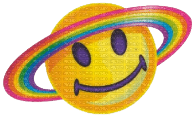 smiley planet - Free PNG