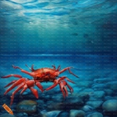 Crab in the Ocean - bezmaksas png