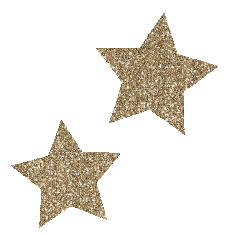 two glitter stars - Gratis geanimeerde GIF