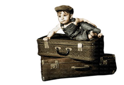 Kaz_Creations Baby Enfant Child Boy Luggage - 免费PNG