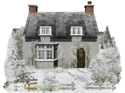 Winterhaus - kostenlos png