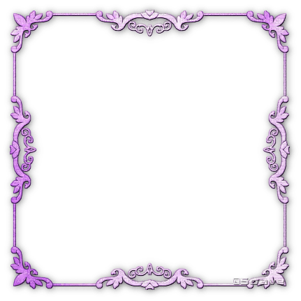 soave frame vintage art deco  purple - darmowe png