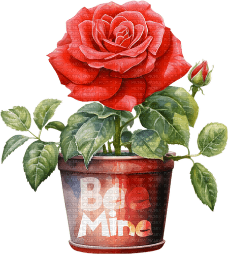 ♡§m3§♡ kawaii red rose vday image bucket - PNG gratuit