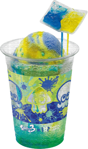 Splatoon soda float thing - nemokama png