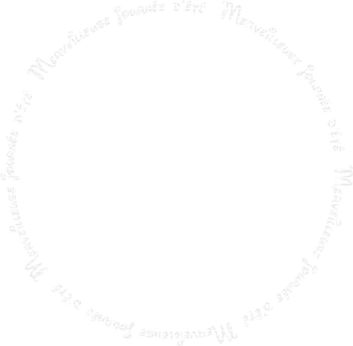 Circle frame  white text summer - zadarmo png