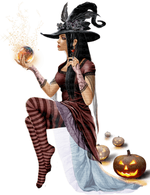 bruja halloween by EstrellaCristal - бесплатно png