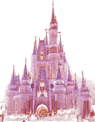castle, château rose - darmowe png