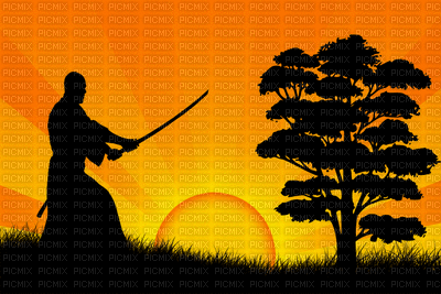 samourai - GIF animate gratis