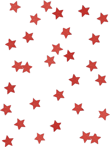 Red stars overlay deco [Basilslament] - png gratuito