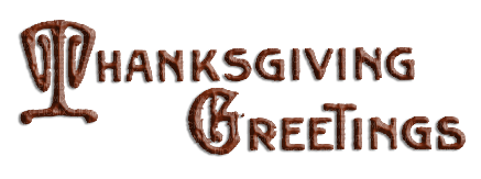 soave text greetings thanksgiving  vintage brown - darmowe png