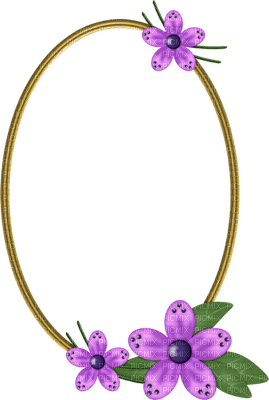Kaz_Creations Deco Flowers Oval Frame Colours - δωρεάν png