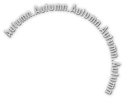 soave text autumn circle white - 無料png