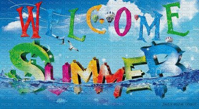 text welcome sea meer mer water fond background summer ete image paysage  landscape gif anime animation animated, text , welcome , sea , meer , mer ,  water , fond , background ,