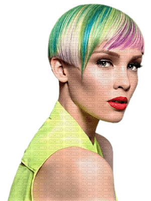 Woman Red Yellow Violet Blue Green - Bogusia - zdarma png