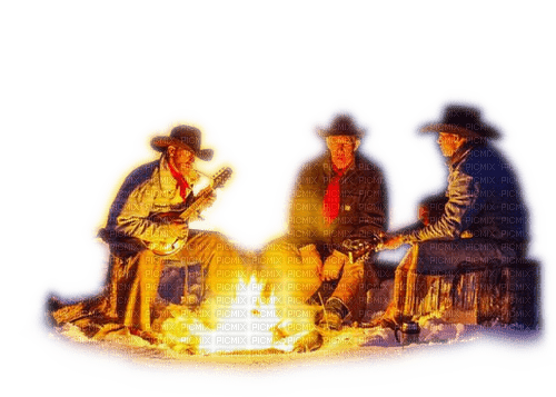 Rena Cowboys Lagerfeuer Männer - Free PNG