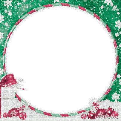 soave frame circle animated christmas gift box - 免费动画 GIF