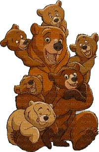 frère des ours - GIF animado gratis