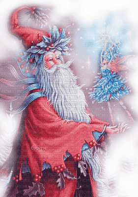 Y.A.M._New year Christmas Santa Claus fairy - PNG gratuit