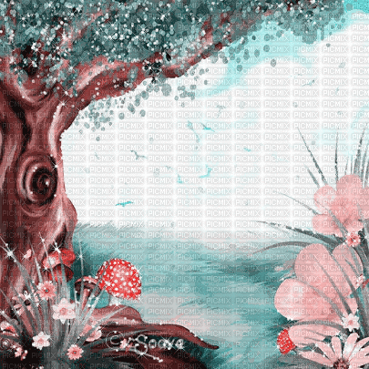 soave background animated  pink  teal - Безплатен анимиран GIF