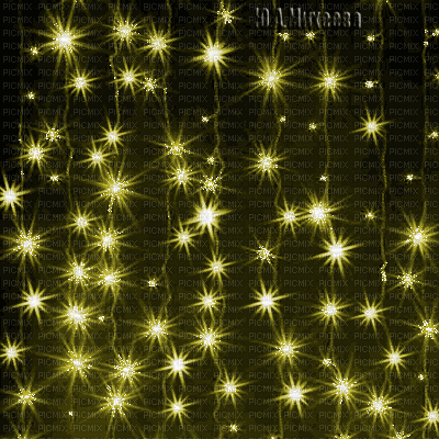 Y.A.M._Fantasy night stars yellow - Gratis geanimeerde GIF