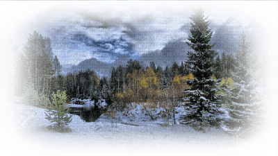 patymirabelle paysage hiver - gratis png