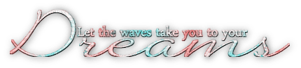 soave text summer dreams waves pink teal - PNG gratuit