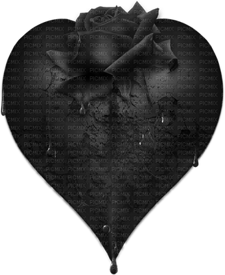 black heart - PNG gratuit
