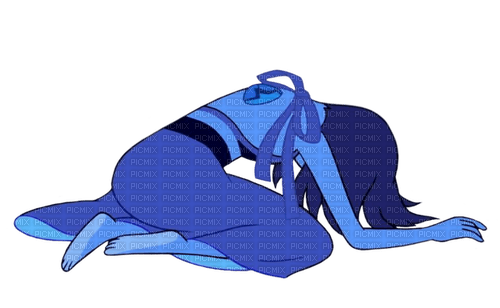 Steven Universe Lapis Lazuli Cracked Gem - бесплатно png