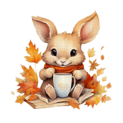 coffee, animal, herbst, autumn, automne - бесплатно png