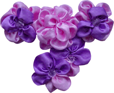 Kaz_Creations Purple Deco Scrap Flowers  Colours - nemokama png