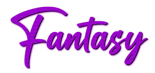 Fantasy.Text.Purple - By KittyKatLuv65 - png gratuito