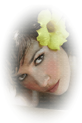 mujer y flores by EstrellaCristal - png grátis