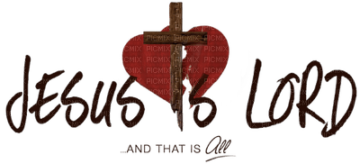 Jesus is LORD - PNG gratuit