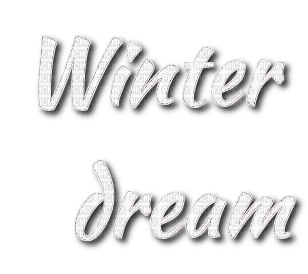 Winter Text White - Bogusia - gratis png