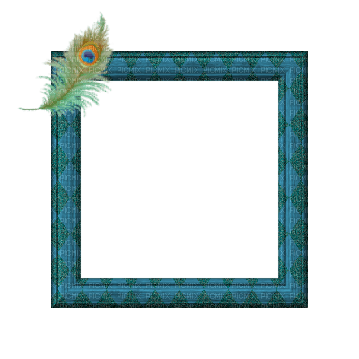 Small Teal Frame - darmowe png