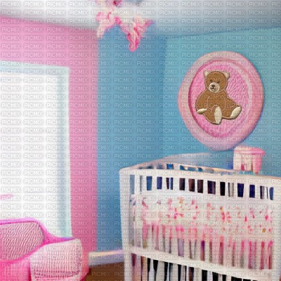 Pink/Blue Baby Nursery - бесплатно png