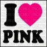 I love pink - gratis png