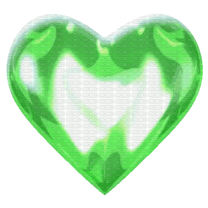 clear green heart gif Bb2 - Zdarma animovaný GIF